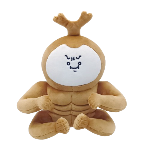 ぽてたまぬいぐるみ カブトムシ(大)