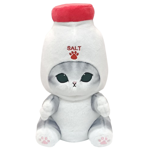 ぽてたまぬいぐるみ　mofusand　塩にゃん