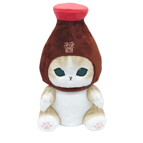 ぽてたまぬいぐるみ　mofusand　醤油にゃん